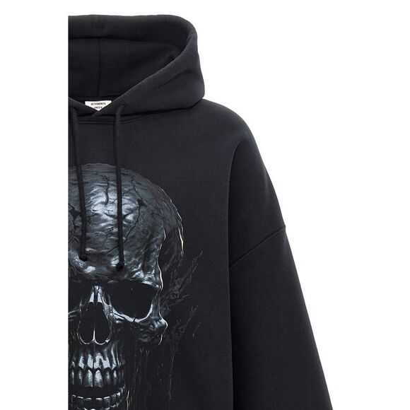 VETEMENTS 'Black Skull Metal' hoodie